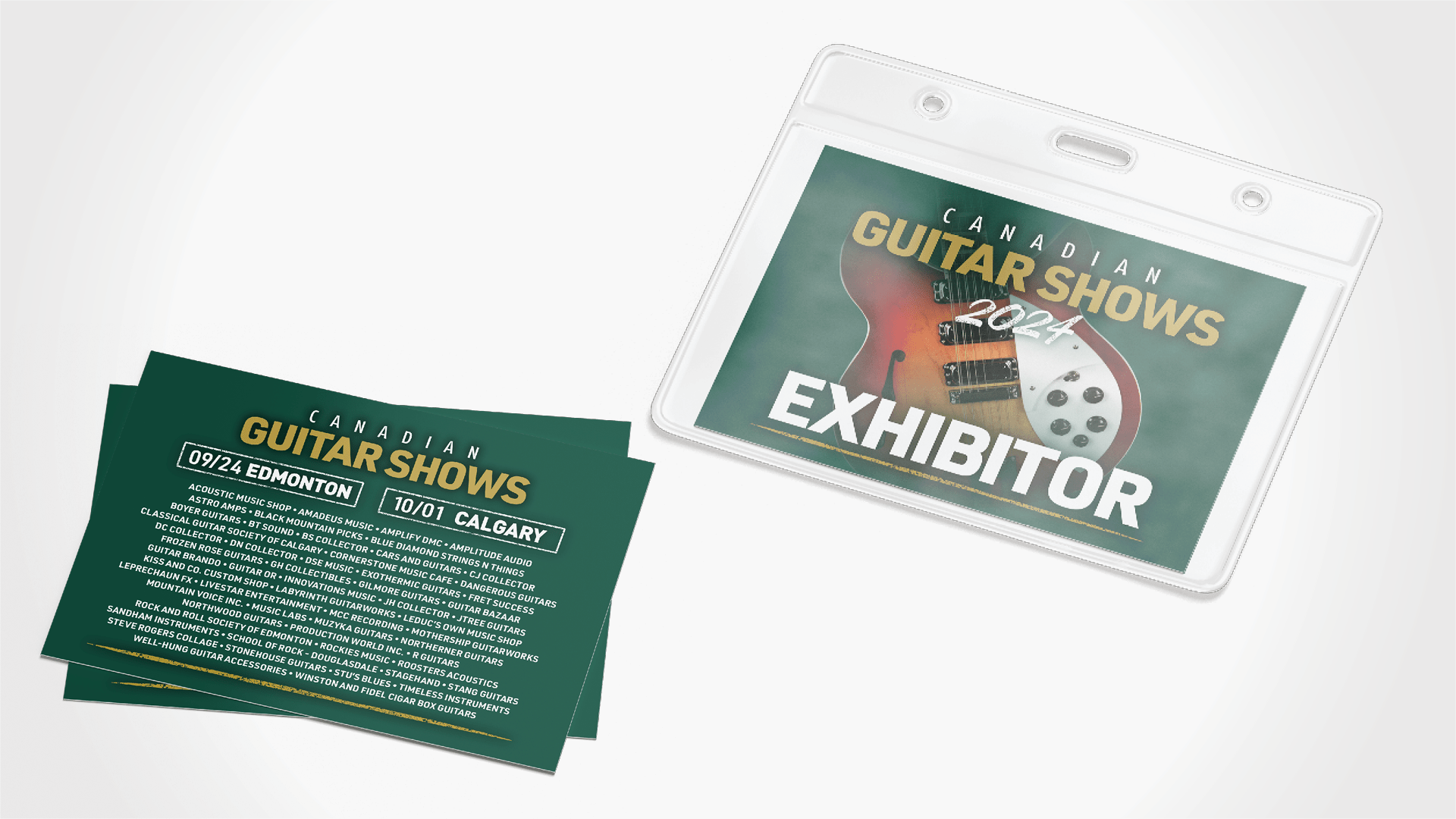 Canadian Guitar Shows, Marketing, 2024 Calgary & Edmonton Guitar Shows, Portfolio Image, 