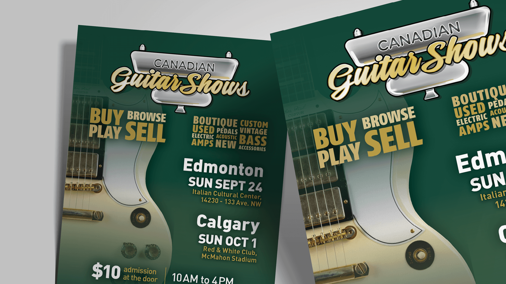 Canadian Guitar Shows, Print, Calgary & Edmonton Guitar Shows, Portfolio Image, 