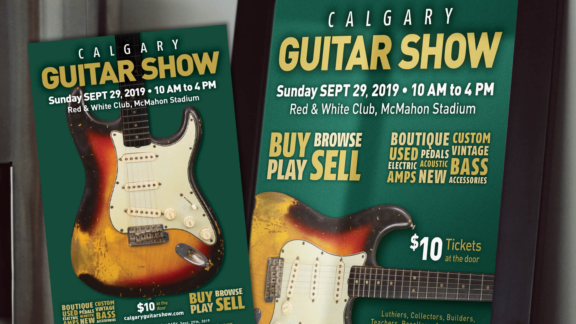 Canadian Guitar Shows, Print, Calgary & Edmonton Guitar Shows, Portfolio Image