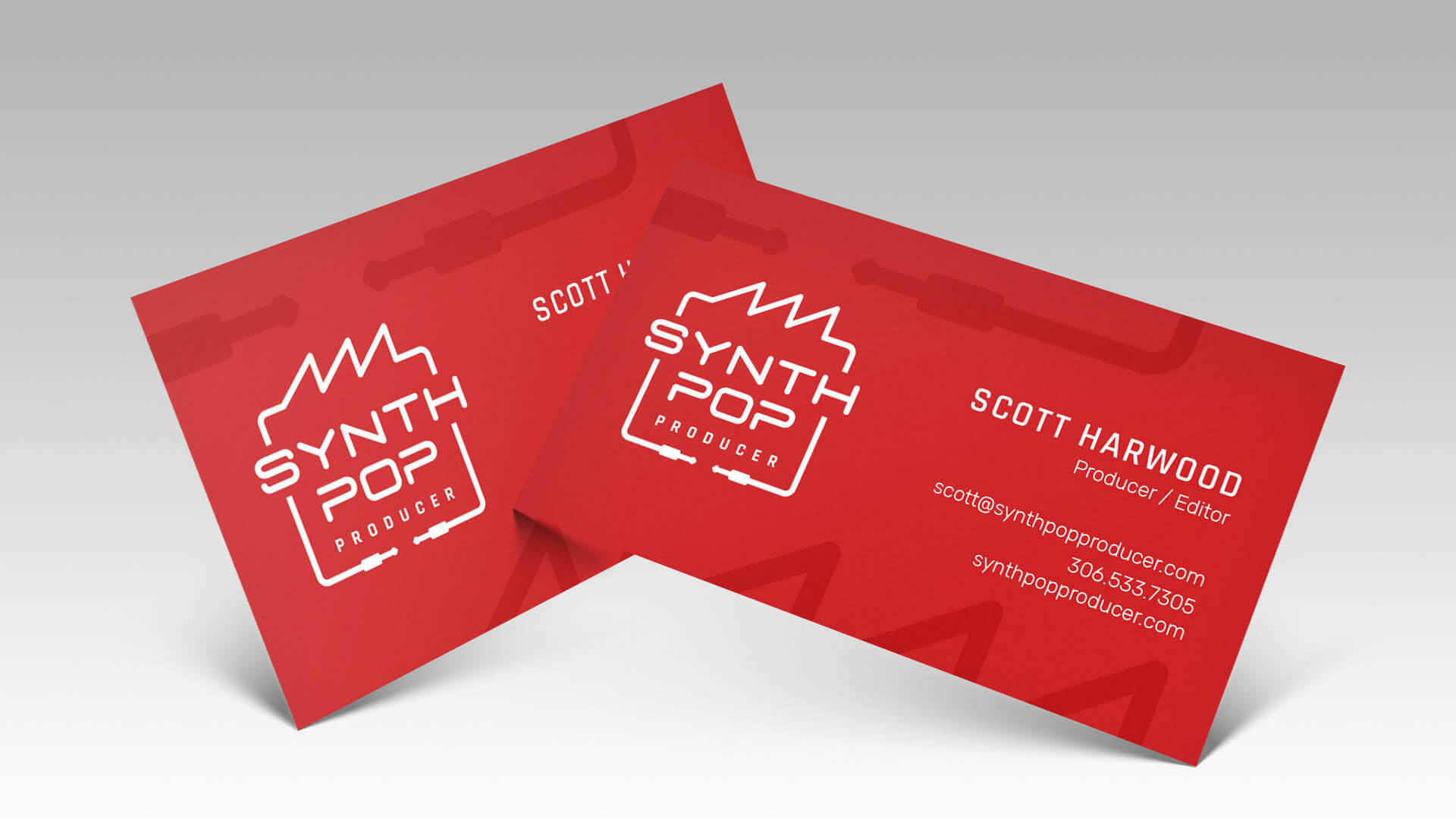 Synth Pop Producer, Logo, Synth Pop Producer Identity, Portfolio Image, 
