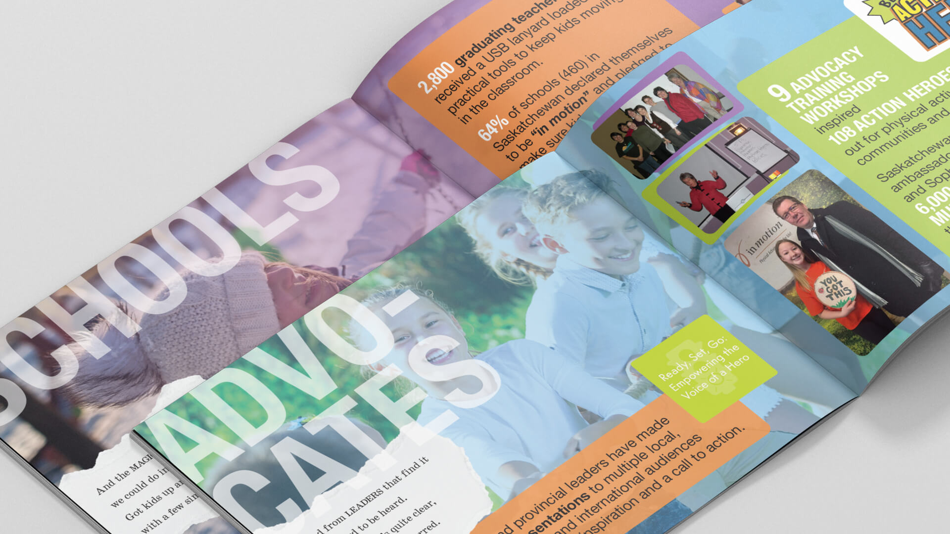 Amplify Digital Marketing Corporation, Saskatchewan in motion, Print, Active Saskatchewan IMPACTS, Portfolio Image, Saskatchewan in motion, Print, Active Saskatchewan IMPACTS, Portfolio Image,