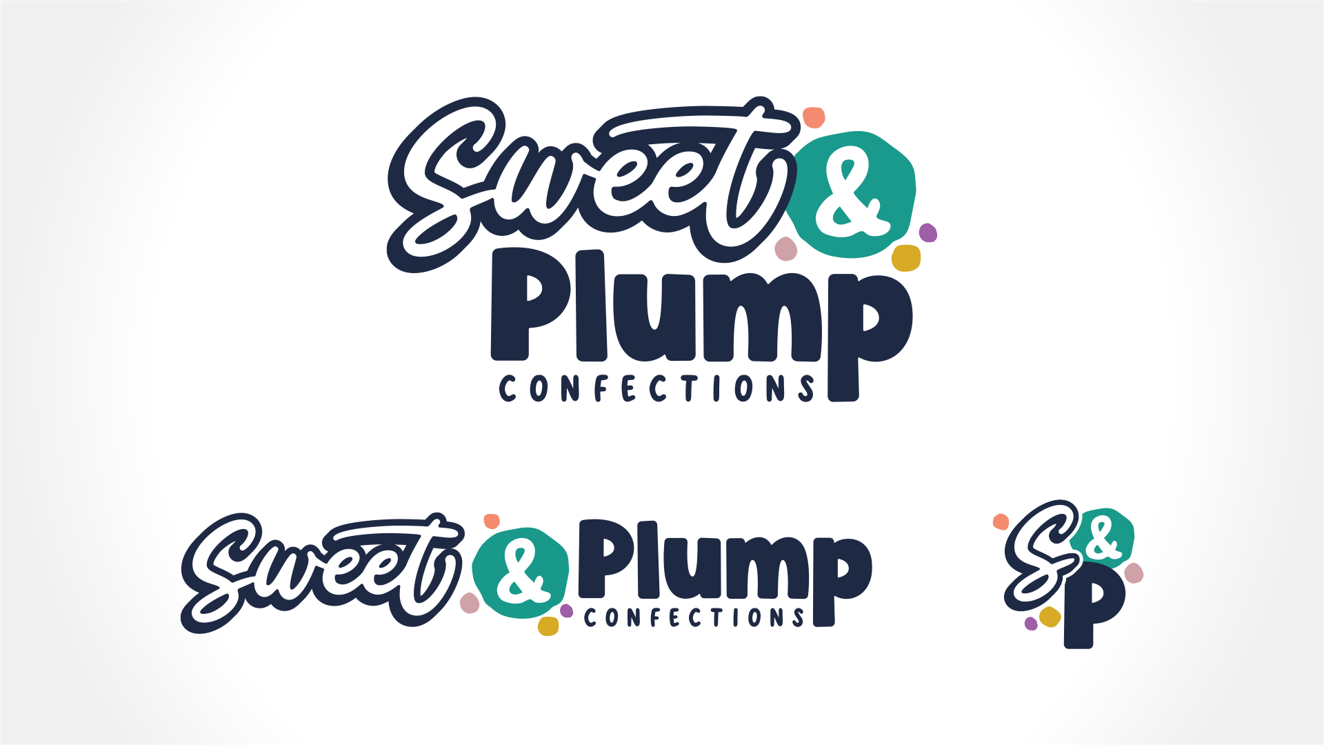 Sweet & Plump Confections, Logo, Sweet & Plump Confections Brand, Portfolio Image, 