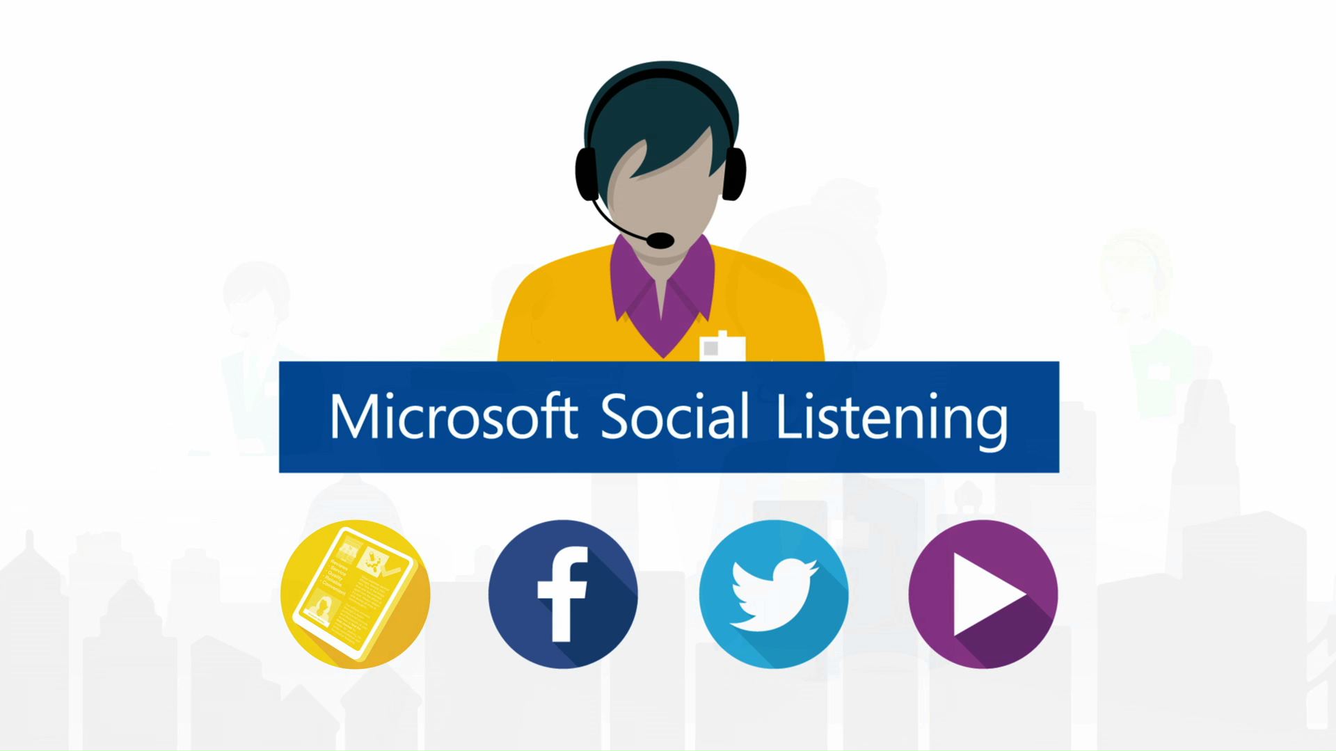 Microsoft, Animation, Microsoft CRM Services, Portfolio Image, Social Listing