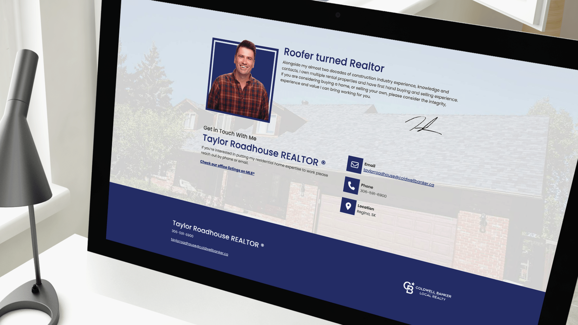 Amplify Digital Marketing Corporation, Roadhouse Roofing, Website, From Rooftops to Real Estate, Portfolio Image, Roadhouse Roofing, Website, From Rooftops to Real Estate, Portfolio Image,